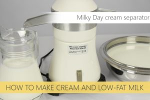How to Make Cream and Low-Fat Milk on Your Micro Dairy Farm with Milky Day Cream Separators