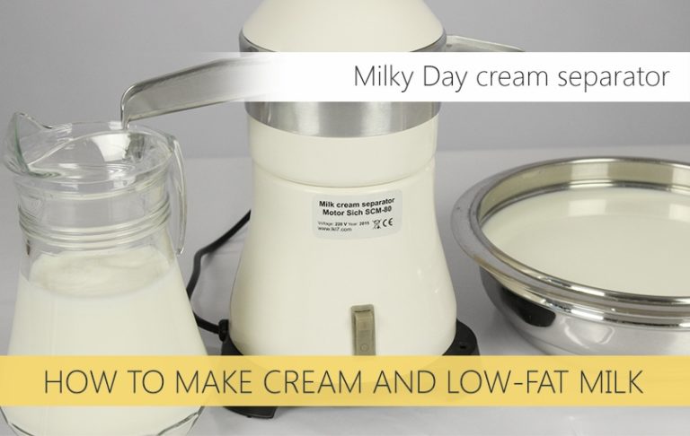How to Make Cream and Low-Fat Milk on Your Micro Dairy Farm with Milky ...