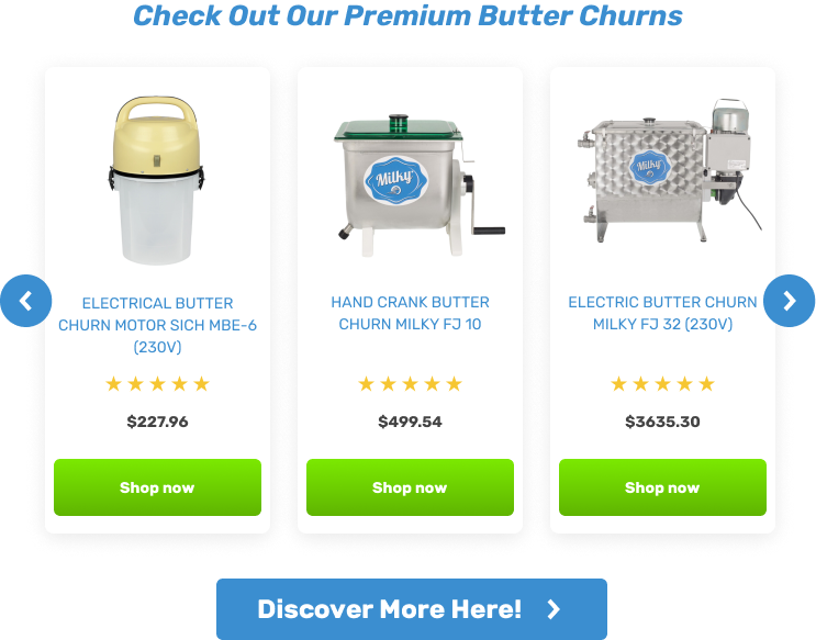 Check Out Our Premium Butter Churns