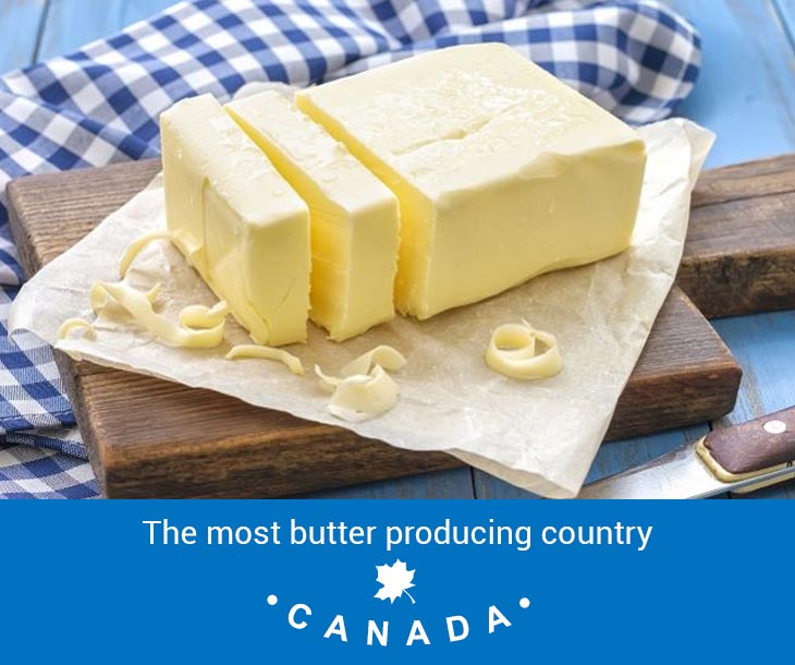 most butter producing country