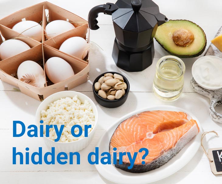 How to tell if a product has dairy or hidden dairy