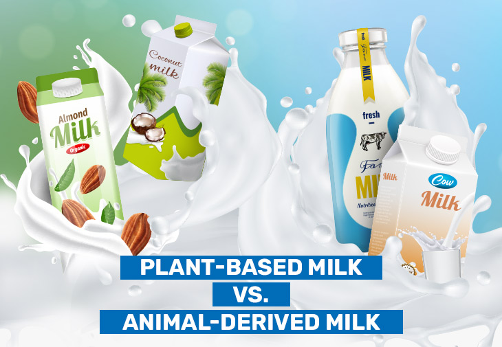Plant-based VS animal-derived milk: health benefits