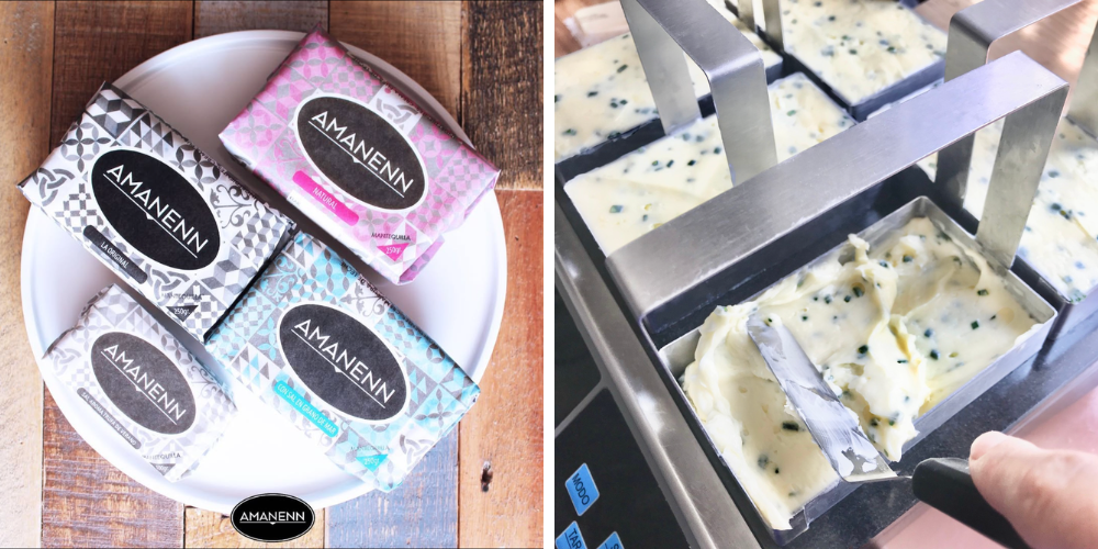 butter production, molding process